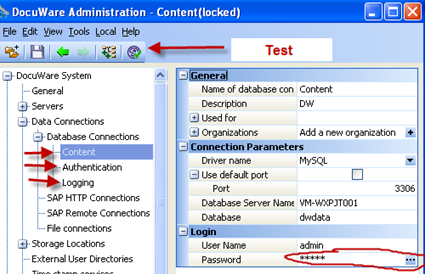 DocuWare Database Connections